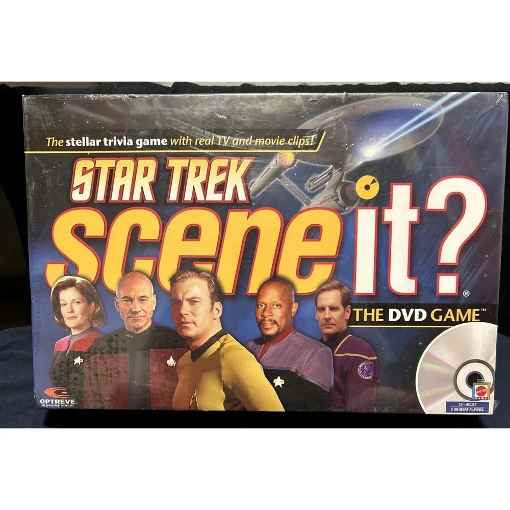 STAR TREK‎ SCENE IT? The DVD Game REPLACEMENT PARTS ONLY, ALL GAME CARDS